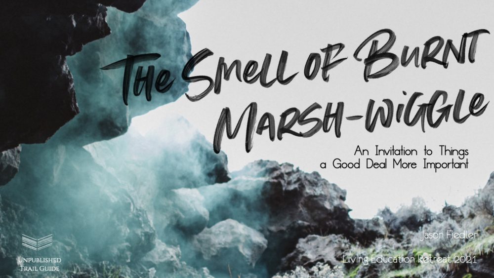 The Smell of Burnt Marsh-wiggle: An Invitation to Things A Good Deal More Important